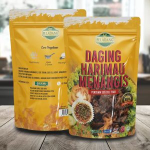 PELADANG Daging Harimau Menangis 450 Gm Ready Stok Percuma Sos Cili Thai