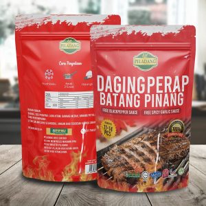 PELADANG Daging Perap Batang Pinang 500 Gm Ready Stok Percuma Sos Lada Hitam & Bawang Putih Pedas