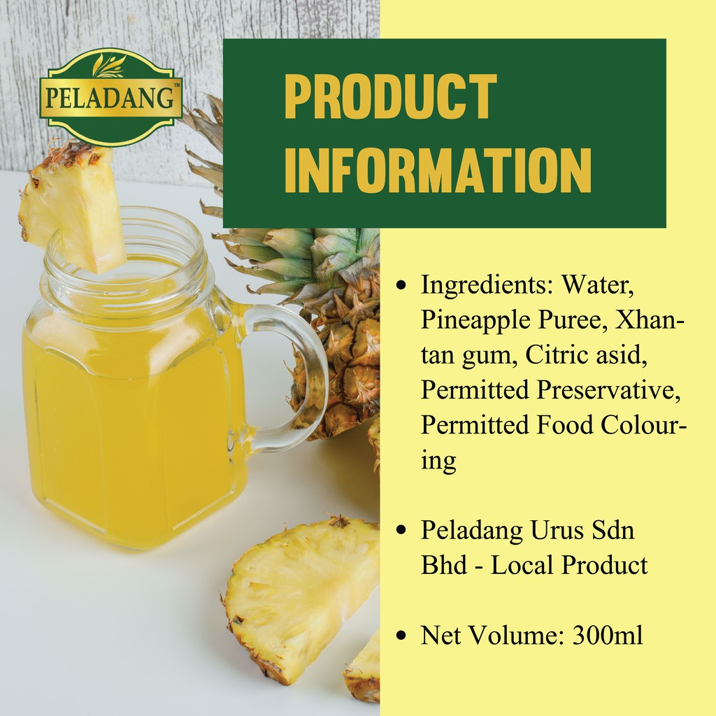 PELADANG Pineapple Fresh Juice Fresh - Image 3