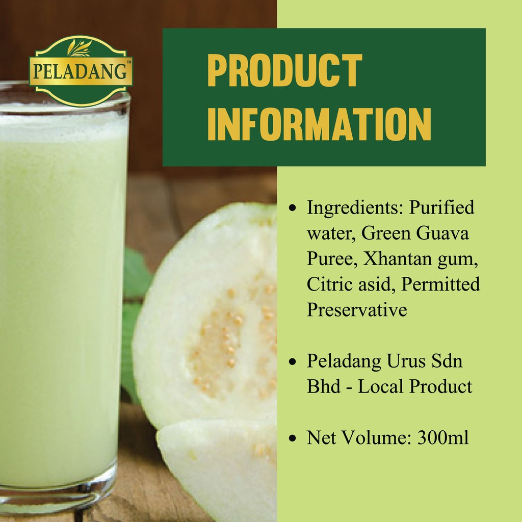 PELADANG Green Guava Fresh Juice - Image 5